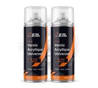 Area Boxes Vernis Acrylique Transparent Spray pour Phares | Pack 2 Bombes x 400 ml | Finition Haute Brillance | Adhérence au Polycarbonate | Protection UV