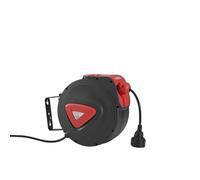 AREBOS Automatique Tambour De Câble Bobines De Câble Fil Électrique Enrouleur De Câble 15 m