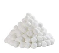 Arebos Balles filtrantes pour piscines intérieures et extérieures 700g | 100 % polyéthylène Recyclable | Blanc Remplacent Sable Filtrant Lavable et sans résidus de Sable