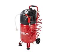 AREBOS Compresseur d'air - Modèle mobile - 30 litres - Sans huile - 1500 W - 10 bars