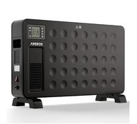 AREBOS Convecteur 2300 W - Chauffage rapide, silencieux et économique avec turbo-ventilateur et minuterie programmable