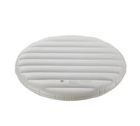 Arebos Couverture Thermique pour Spa | Ø 140 cm à Plat, Ø 130 cm Une Fois gonflée | Couverture Isolante Gonflable | Isolante, économe en énergie et résistante aux intempéries | Gris