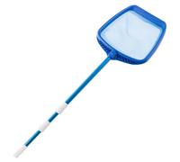 AREBOS Epuisette de Piscine Epuisette de Surface avec Tige Télescopique Bleu