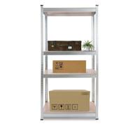 AREBOS Étagère Charge Lourde Etagère de Stockage | 320 kg Capacité Totale | 4 étagères | 80 x 40 x 160 cm