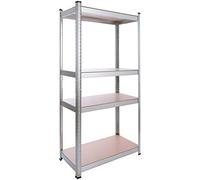 AREBOS Étagère Charge Lourde Etagère de Stockage | 320 kg Capacité Totale | 4 étagères | 80 x 40 x 160 cm
