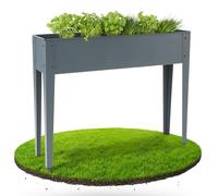 AREBOS Jardinière Surélevée 101,5 x 26 x 80 | Bac de Culture pour Jardin, Terrasse ou Balcon | Idéale pour Légumes, Fruits et Herbes Aromatiques