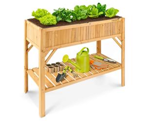 AREBOS lit surélevé étagère en bois jardinière cadre froid légumes herbes fleurs balcon