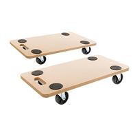 AREBOS 2x Chariots roulant | Chariot pour meubles | Plate-forme mobile | Chariot de transport | Chariot de 200 kg