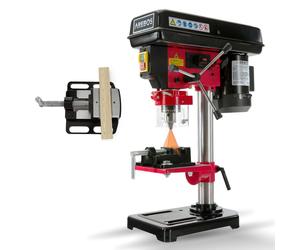 AREBOS Perceuse d'établi 500 W | Perceuse à colonne avec laser & étau