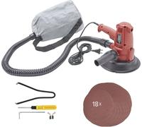 AREBOS® Ponceuse de plafond 710W | 6 vitesses, 1500-3000 t/mn | 18 feuilles abrasives