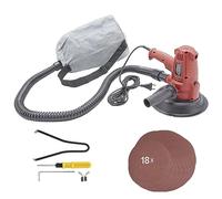 AREBOS® Ponceuse de plafond 710W | 6 vitesses, 1500-3000 t/mn | 18 feuilles abrasives