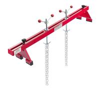 Arebos Pont Moteur 500kg [730-1480mm] Traverse d'aile Levage Moteur Support Moteur Traverse Moteur | Acier Peint | Rouge
