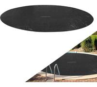AREBOS Pool bâche Solaire | Bâche Solaire Ronde Ø 3,66 m Noir | Bâche Solaire épaisseur 120 µm | Bâche Solaire de Piscine