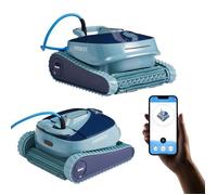 AREBOS Robot de piscine automatique | Poolrunner pour piscines jusqu'à max. 50 m³ | Aspirateur de piscine | Nettoyeur de piscine