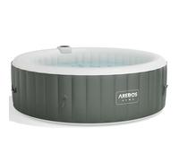 AREBOS Spa gonflable ROME 6 places 208 cm 130 buses 1000 L jusqu'à 40°C 2400 W