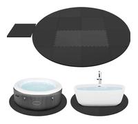 Arebos tapis de protection eva 16 pièces - - Fmalra - surface ronde ø 200 cm pour spa et jacuzzi