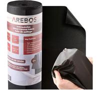 AREBOS Toile anti-mauvaises herbes perméable à l'eau, 50 g/m², résistante à la déchirure et stabilisée aux UV, 1 rouleau de 50 m
