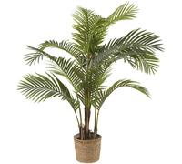 Areca artificiel en pot 121.9x124.2x121.9cm Vert