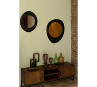 Aren S - Miroir - Bois de manguier - Noir