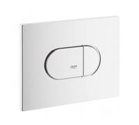 Grohe Arena Plaque de poussée cosmopolite 38858SH0 blanc, montage horizontal