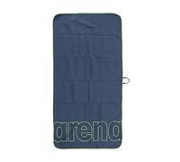 Arena Mixte Serviette en Microfibre Arena Smart plus SMART PLUS GYM TOWEL, Navy-lime, Taille unique EU