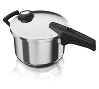 Arendo Autocuiseur 6l, acier inoxydable, autocuiseur avec système de sécurité, 5 modes de cuisson, cuisson à la vapeur, mise en conserve, Pour cuisinières à induction, à gaz et vitrocéramiques