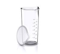 Arendo - Verre doseur en plastique gradué 600 ml et 20 onces - verre mesureur transparent - idéal pour les mixeurs électriques et les fouets - pichet mesureur cuisine - verre gradueur - gobelet