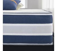 Arensberger ® Relaxx Matelas Bien-être 7 Zones avec Mousse à mémoire de Forme 3D 160 x 200 cm Hauteur 27 cm Densité 50 kg/m³ Trois Couches : Mousse à Froid + Mousse Visco Smart + Gel