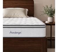 Arensberger Viktoria Matelas 90 x 190 cm | Matelas à ressorts ensachés 25 cm avec 5 cm de mousse gel NANOCELL® | Dureté H2/H3/H4 | Matelas à ressorts élastiques | Matelas roulant | Certifié Öko-Tex