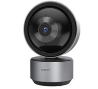 ARENTI DOME1-N Caméra intérieure Intelligente Wi-FI 5 MP avec Fonction panoramique et Inclinaison, Vision Nocturne, Audio bidirectionnel et détection basée sur l'IA