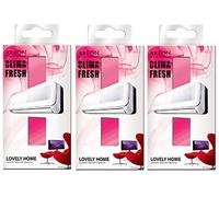 Areon Clima Fresh Désodorisant Belle Maison Climatiseur Rafraichisseur d Air Lovely Home Lot de 3