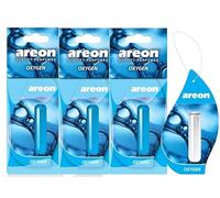 AREON Liquide Désodorisant pour Voiture à Suspendre à oxygène Pendentif Parfum Longue durée Home 3D 5 ML Multi Lot Lot de 3