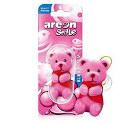 Areon Smile Désodorisant pour voiture Motif ours rose 3D à suspendre