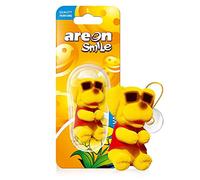 Areon Smile Désodorisant pour voiture Vanille Drôle Suspendu Chien Jaune Maison 3D Lot de 1