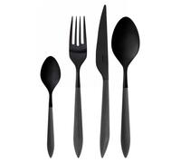 ARES BLACK DIAMOND, Set de couverts 24 pièces, Boîte avec fenêtre, Casa Bugatti