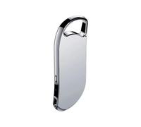 Argent - 64GB Enregistreur vocal avec activation vocale et réduction du bruit, Enregistreur numérique pour réunions et entretiens, Étudiant