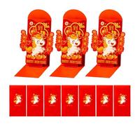 Argent Argent Enveloppes 3D Année Cheval Décorations de Fête 2026 Chinois | Lot de 10 enveloppes porte-bonheur rouges en feuille d'or pour anniversaire de mariage, anniversaire, vacances, célébrations