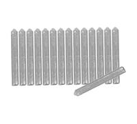 Argenté Baguettes de Soudage à Basse Température en Aluminium 15 Pièces | Barre Etain Soudure Zinc Gouttière, Tige en Aluminium, DIY Craft Making