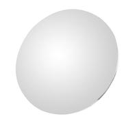 Argenté Miroir Convexe de Sécurité pour Surveillance 28cm en Plastique | Large Angle, Usage en Supermarché ou Garage, pour Étagères et Chariots Élévateurs, Managers D'installation