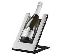 argentoè Gelette Rafraîchisseur de Bouteille de Vin - Porte-Bouteille Réfrigérant et Glacette Thermique de Table - Présentoir pour Mousseux et Champagne Sans Glace - Design Made in Italy (Argent)