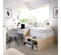 Argh - Composition Chambre, 195x134x73h cm Blanc, Réversible