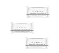Argile d'Étanchéité Blanche 30g, Mastic d'Étanchéité Imperméable Moulable pour les Trous de Tuyaux AC et les Tuyaux Drainage, Mastic Étanche de Tube, Pâte Étanche pour Conduit (1PCS)