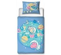 Parure de lit simple Junior et Taie D'oreiller - Peppa Pig et George "Out of This World" - 120 cm x 150 cm