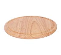 Argon Tableware 1x 30cm Planche à Découper Ronde en Bois - Cuisine Boucherie Fromage Pain Viande Nourriture Couteau Service Coupe