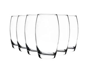 Argon Tableware 6 Verres à Highball 510ml - Gamme 'Tondo' - Grands verres à boire pour cocktails, gin, bière, jus et eau - Vaisselle en verre durable pour la maison, le bar et le restaurant