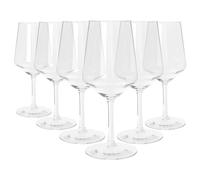 Argon Tableware 6X 500ml Plastique Réutilisable Verres à Vin - Adultes Grand Clair Champagne Cocktail Fête Pique-Nique Camping Gobelets Ensemble