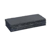 Argon Tableware Assiette de service pour canapés/entrées - 290 x 120 mm x6