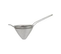 Argon Tableware Filtre Conique en Acier Inoxydable - 10cm - 1x Professionnel Maille Fine Métal Cuisine Cocktail Thé Soupe Cuisson Chinois Tamis