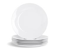 Argon Tableware Grandes Assiettes à Dessert cer s/Petites Assiettes Blanches - 190 mm (7,5 Pouces) - Boîte de 24
