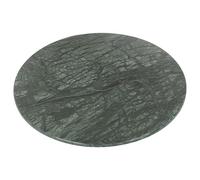 Argon Tableware Planche à Découper Ronde en Marbre - 30cm - Vert - 1x Antidérapant Cuisine Fromage Pain Viande Coupe Portion Comptoir Haut Protecteur